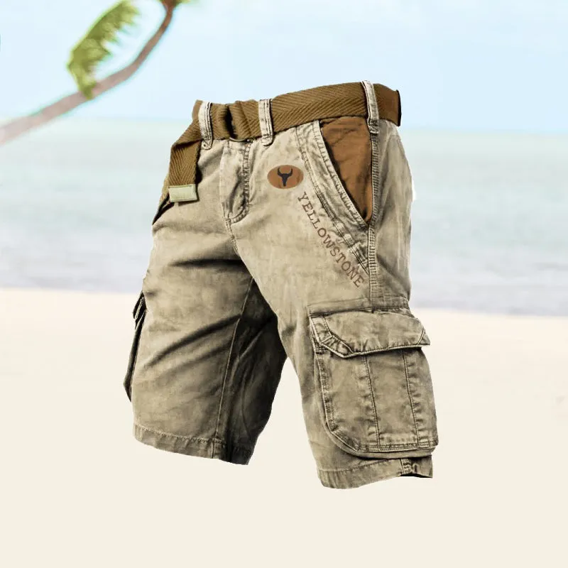 Men's multi-purpose cargo shorts - iman