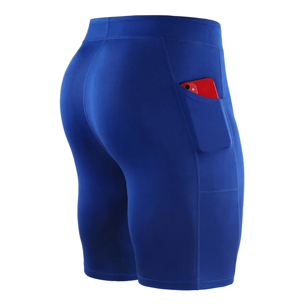Men's Outdoor Running Shorts for Gym and Fitness, Moisture-Wicking Leggings