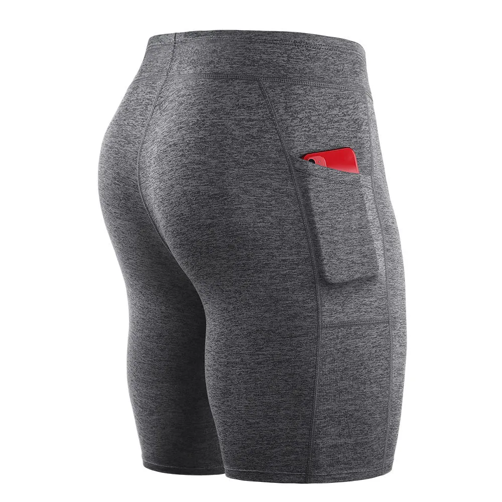 Men's Outdoor Running Shorts for Gym and Fitness, Moisture-Wicking Leggings