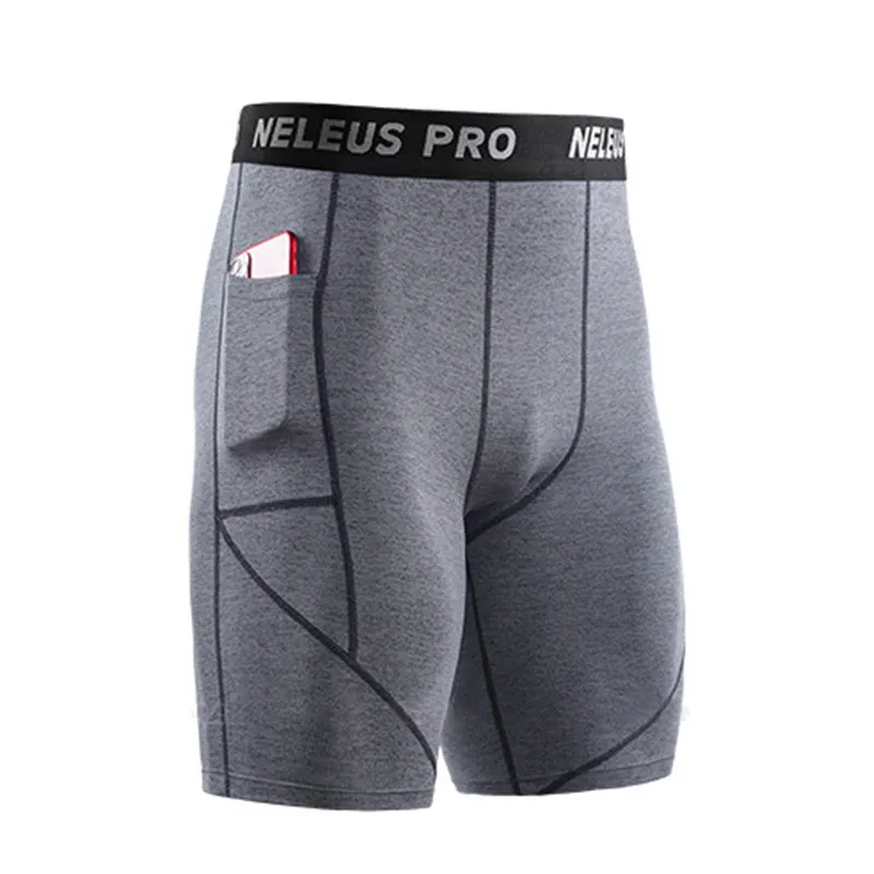 Men's Outdoor Running Shorts for Gym and Fitness, Moisture-Wicking Leggings