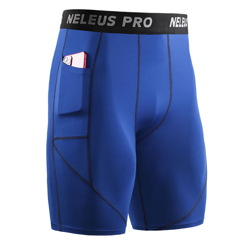 Men's Outdoor Running Shorts for Gym and Fitness, Moisture-Wicking Leggings