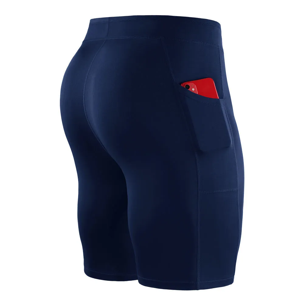 Men's Outdoor Running Shorts for Gym and Fitness, Moisture-Wicking Leggings