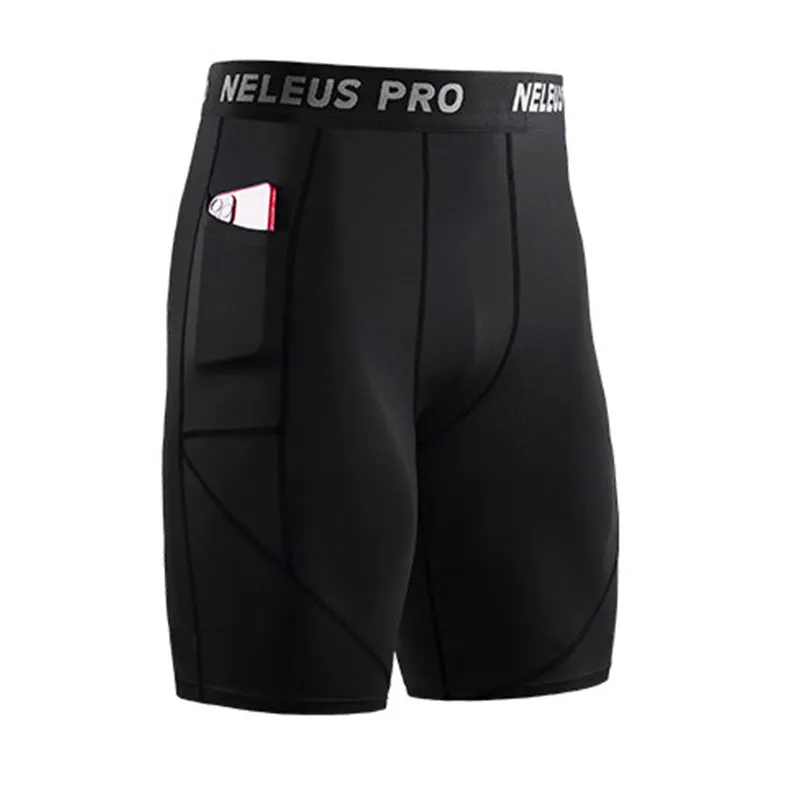 Men's Outdoor Running Shorts for Gym and Fitness, Moisture-Wicking Leggings