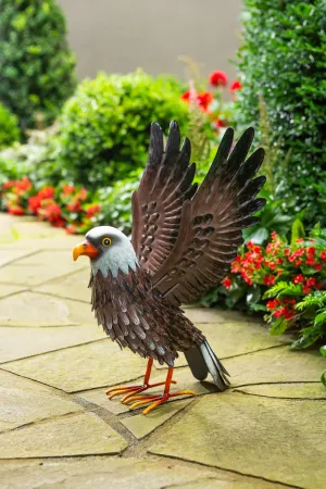 Metal Eagle Spreading Wings Statue,phc257