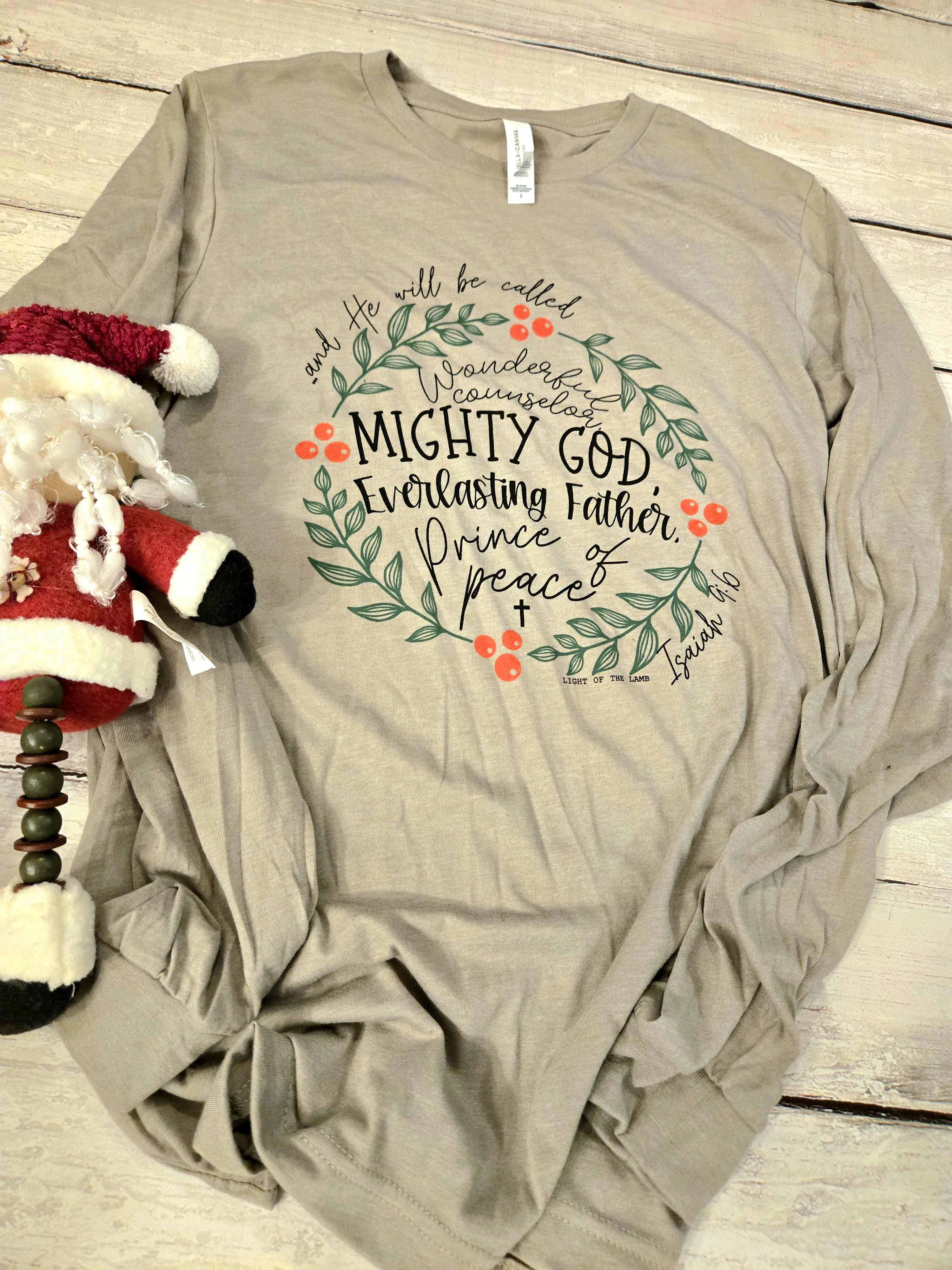 Mighty God Long Sleeve Tee