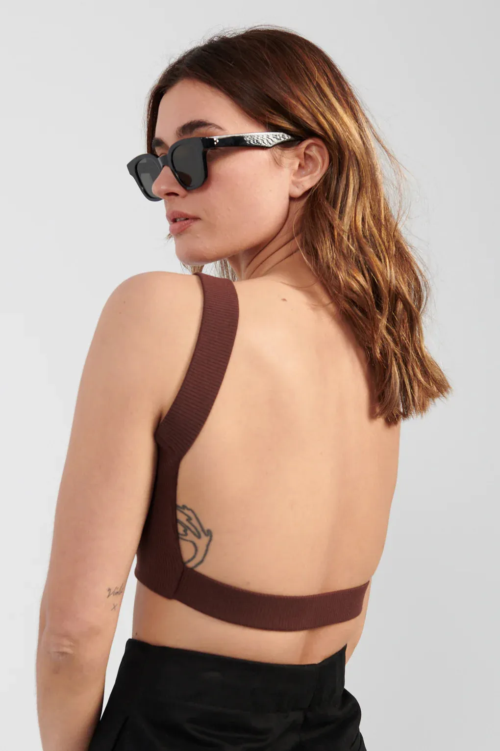 MISTY BRALETTE / CHOCOLATE