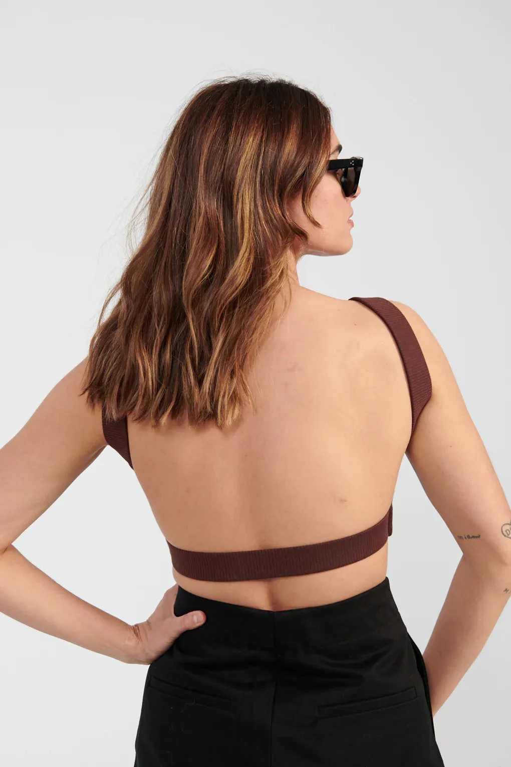 MISTY BRALETTE / CHOCOLATE