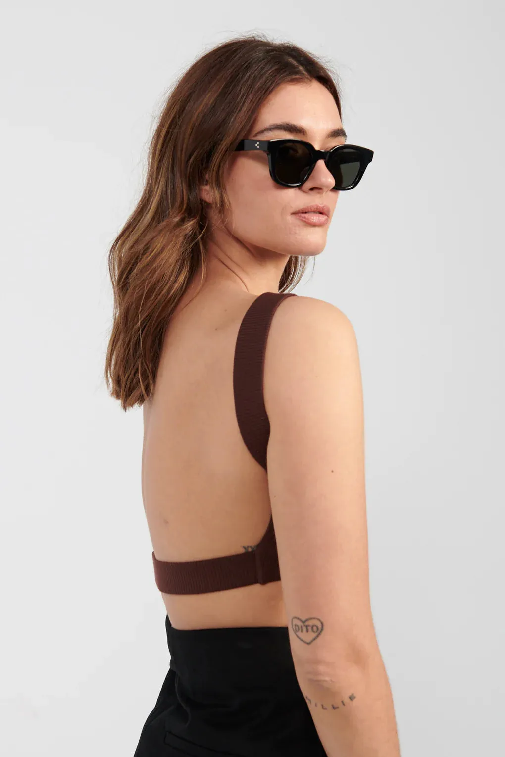 MISTY BRALETTE / CHOCOLATE