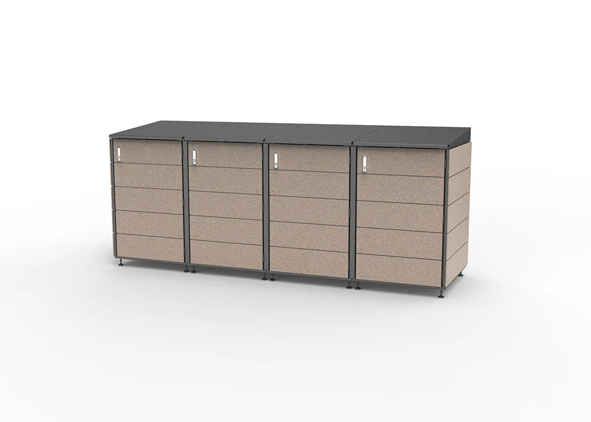 Modern storage shed