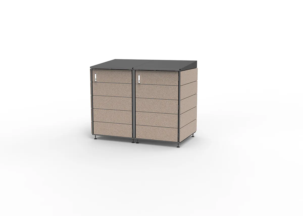 Modern storage shed