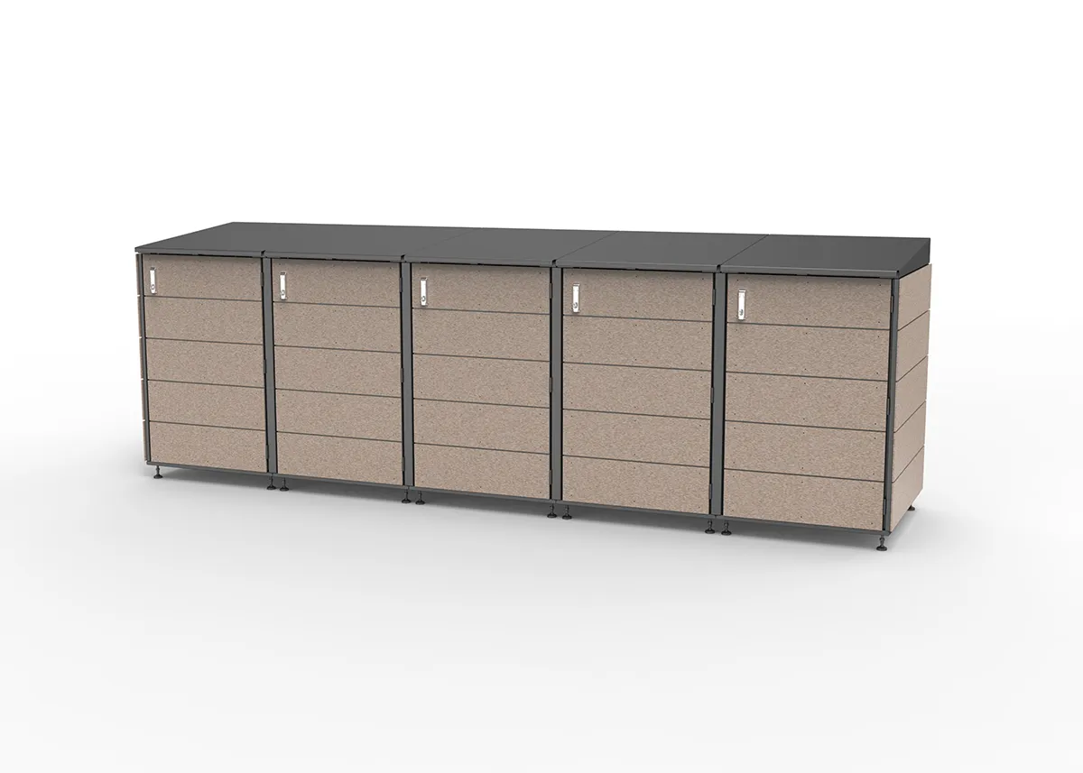 Modern storage shed