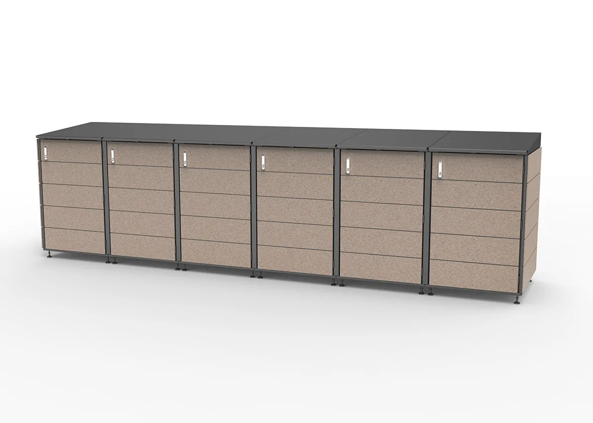 Modern storage shed