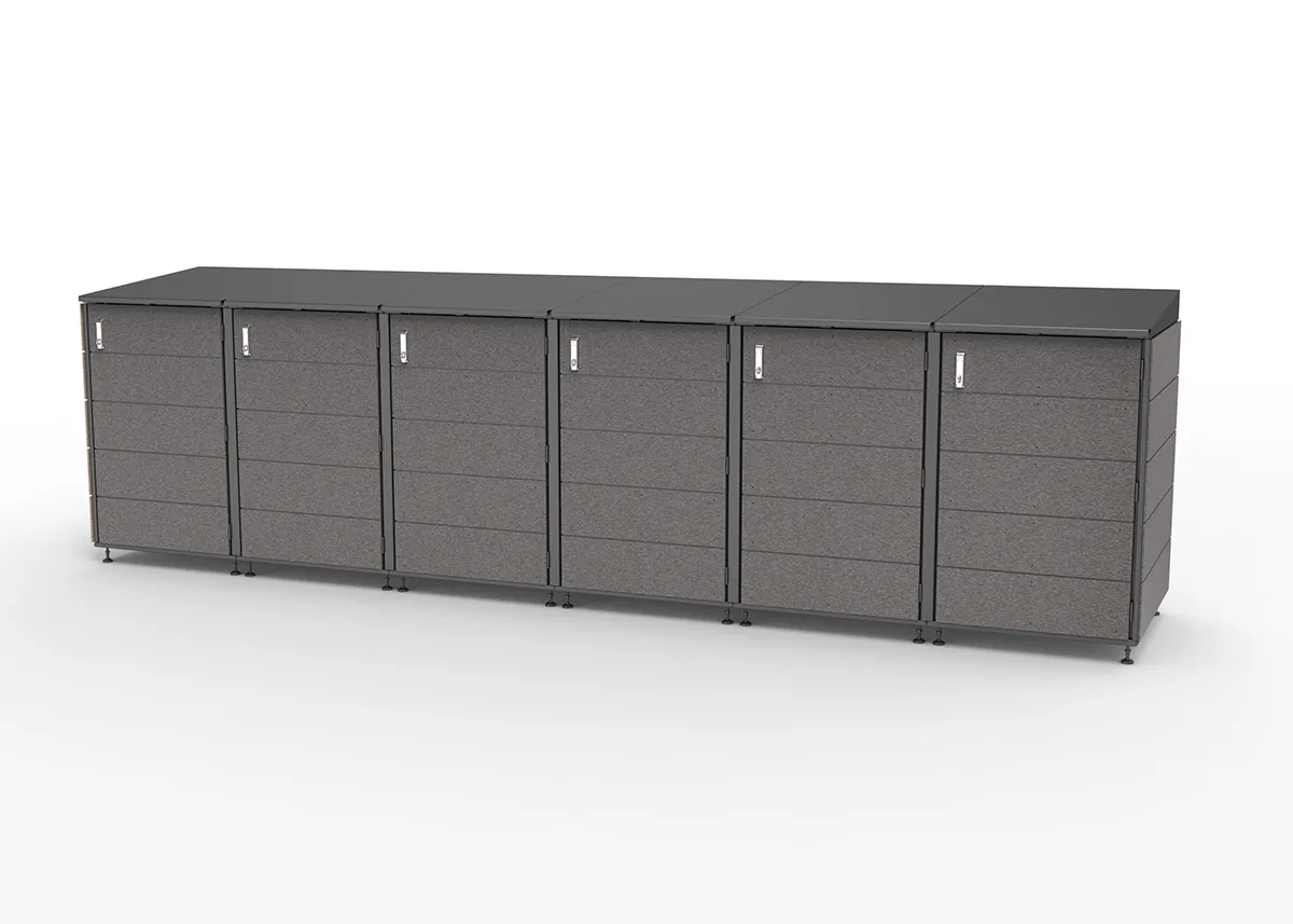 Modern storage shed