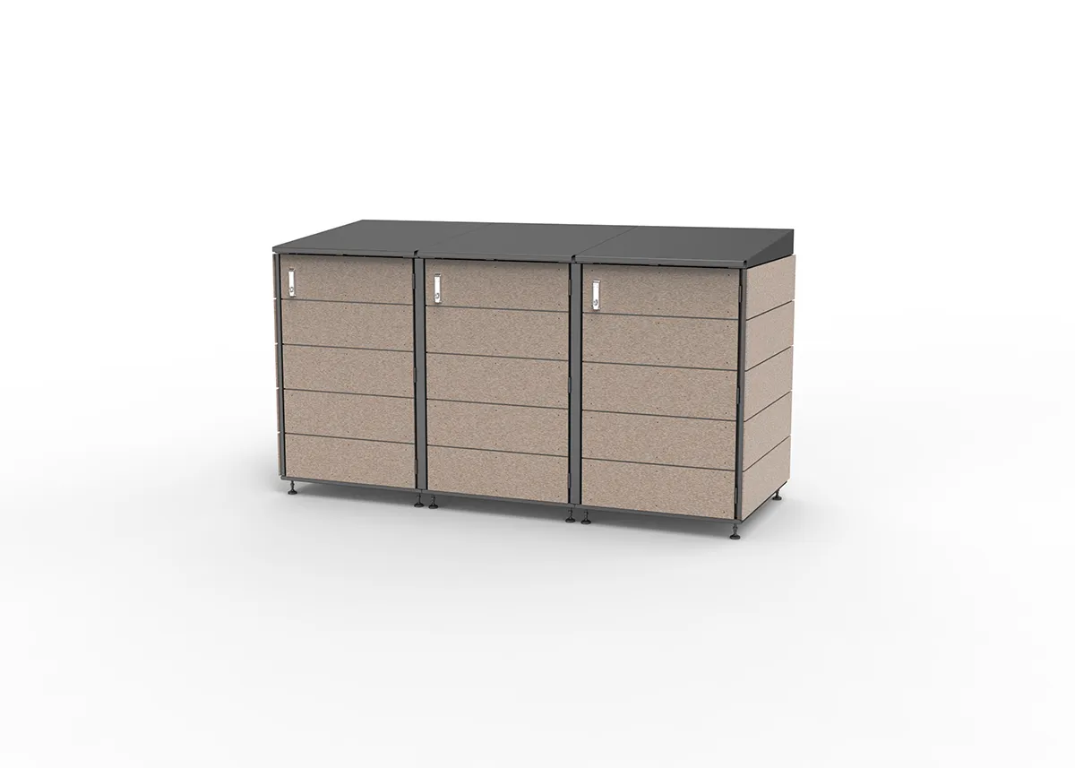 Modern storage shed