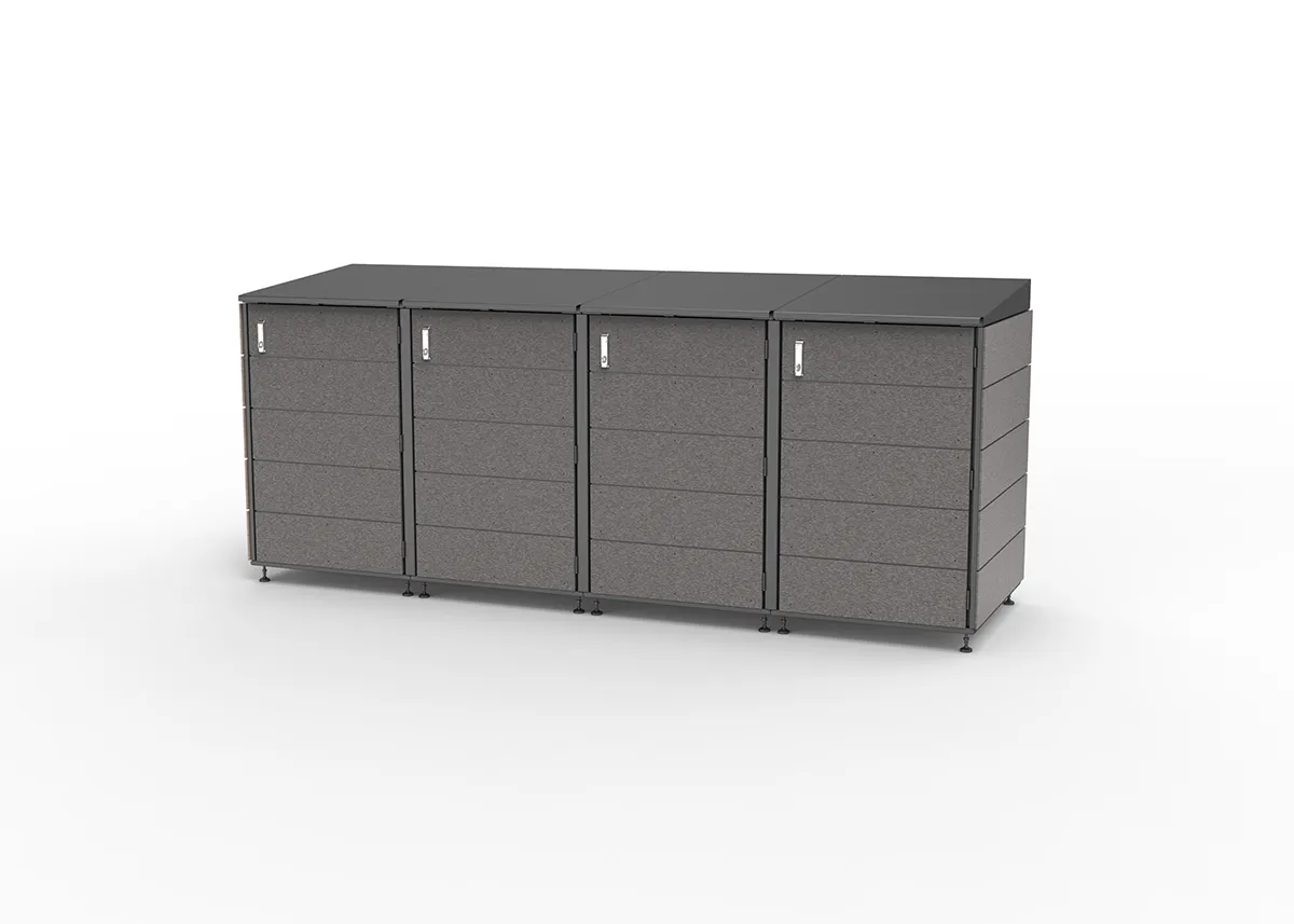 Modern storage shed