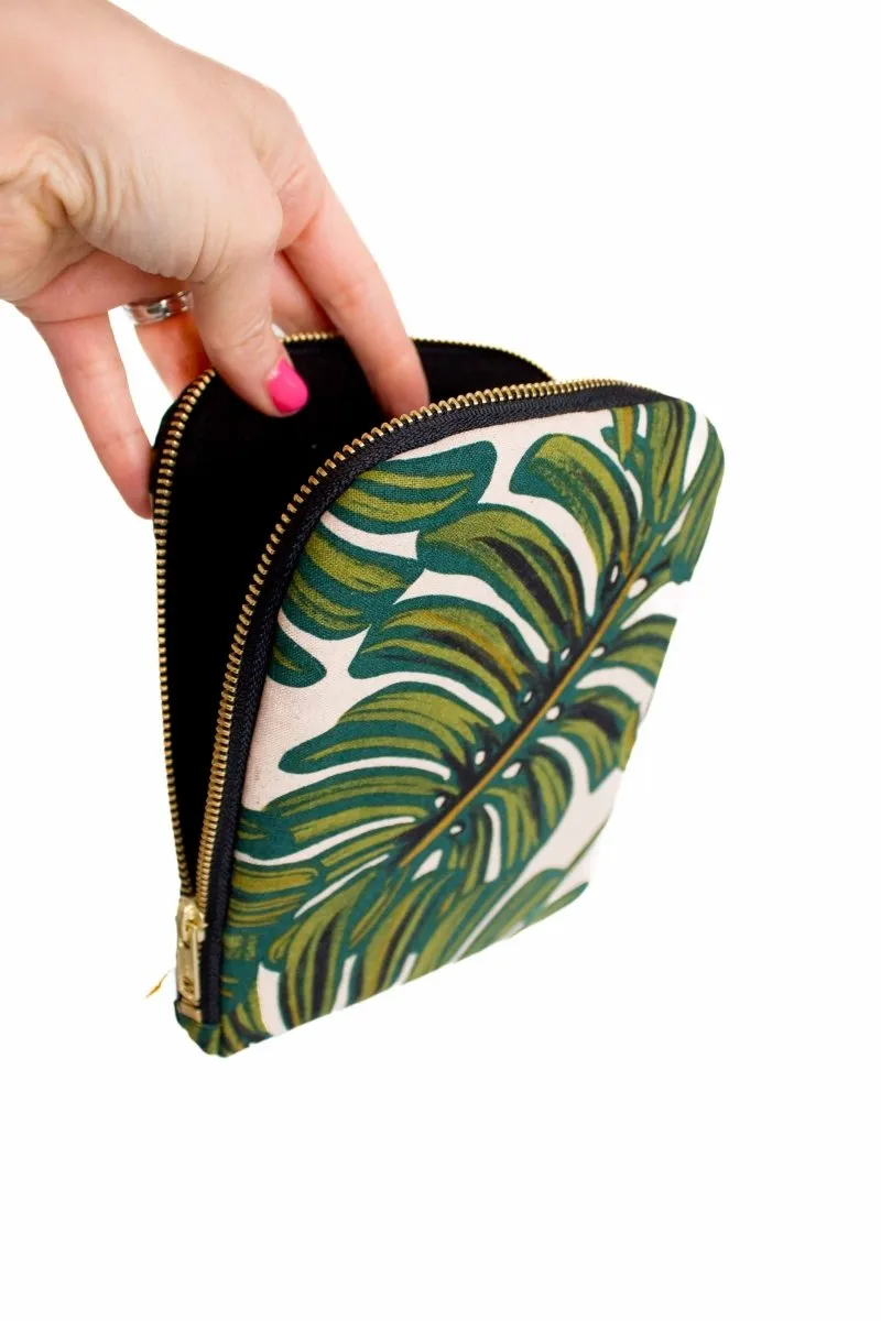 Monstera Canvas 6.8" Device Tablet Sleeve