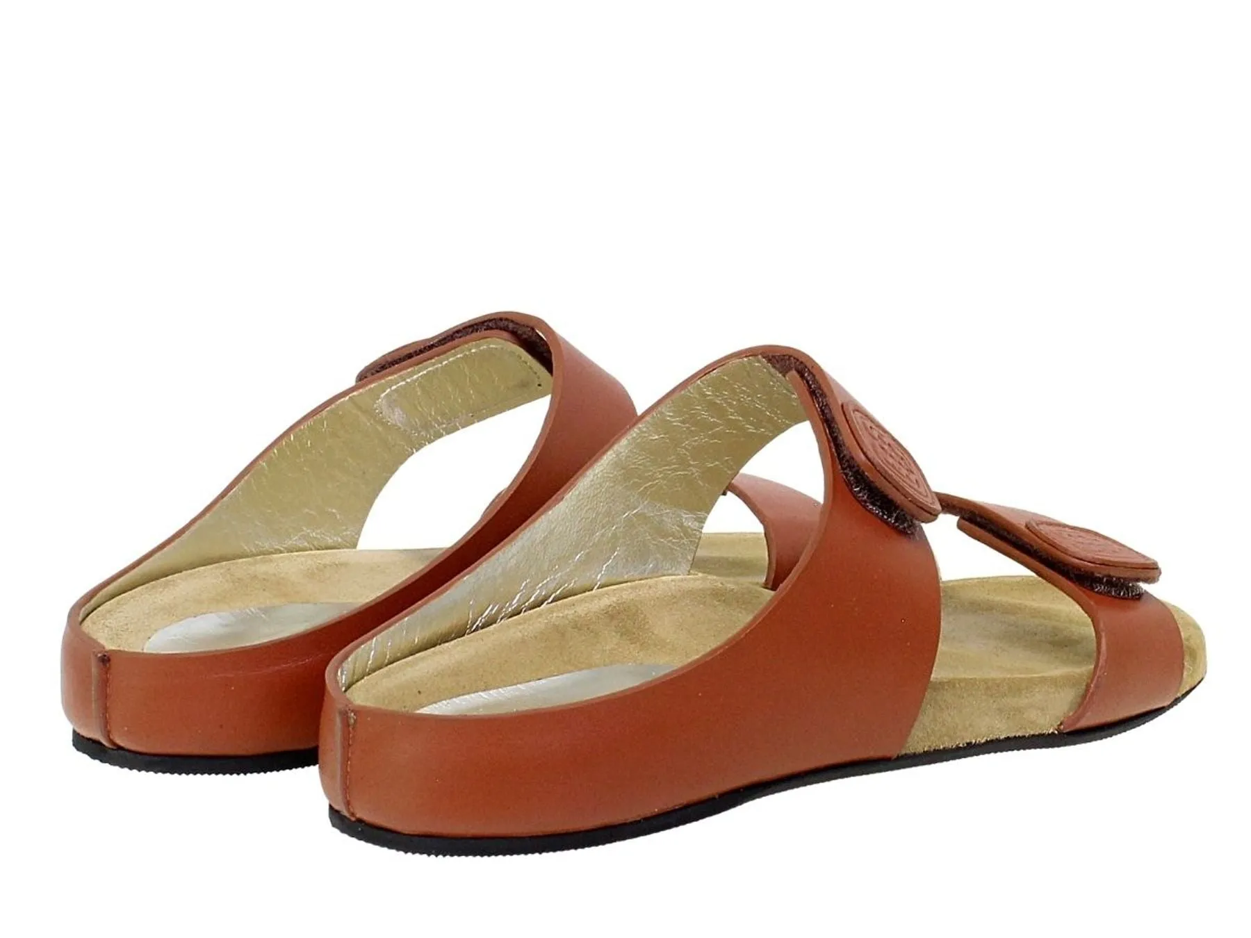 Mules Delia cognac leather