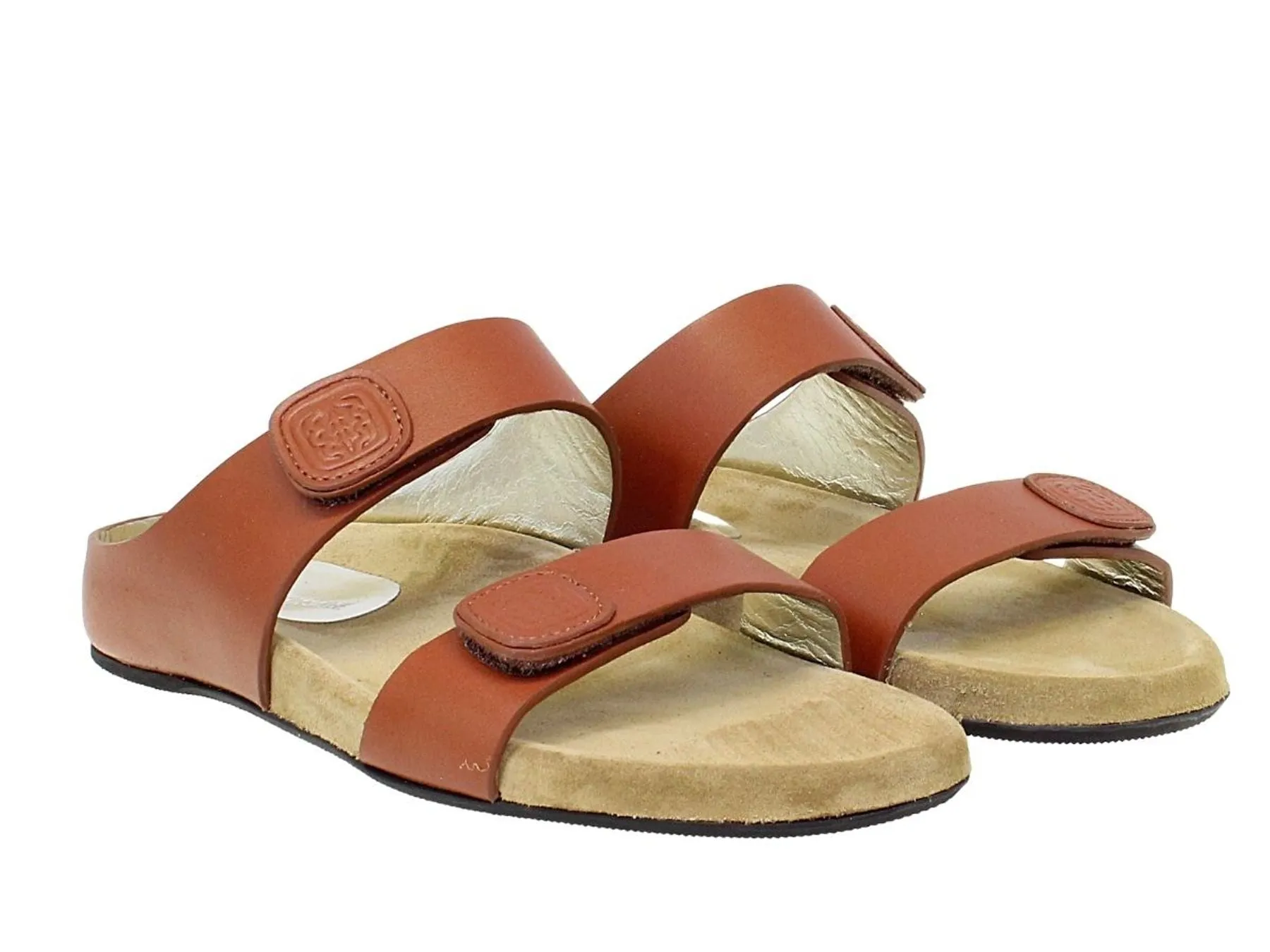 Mules Delia cognac leather