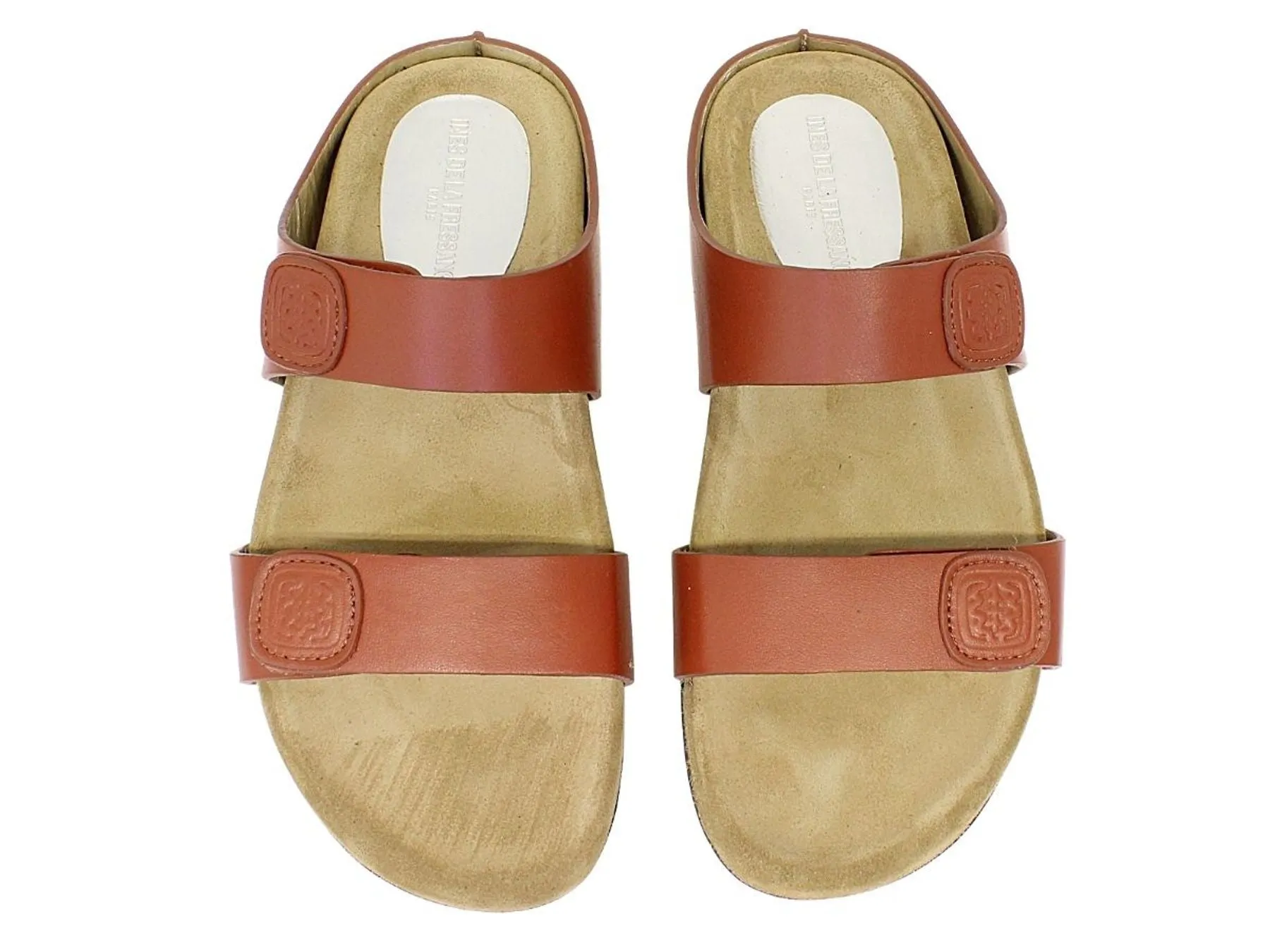 Mules Delia cognac leather