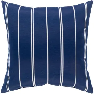 Navy & White Stripe Pillow