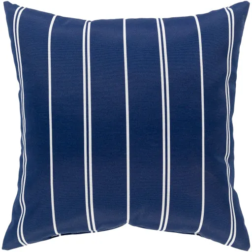 Navy & White Stripe Pillow