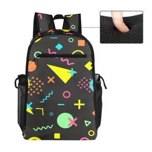 Neon Noir '90s All Over Print Leisure Sports Backpack