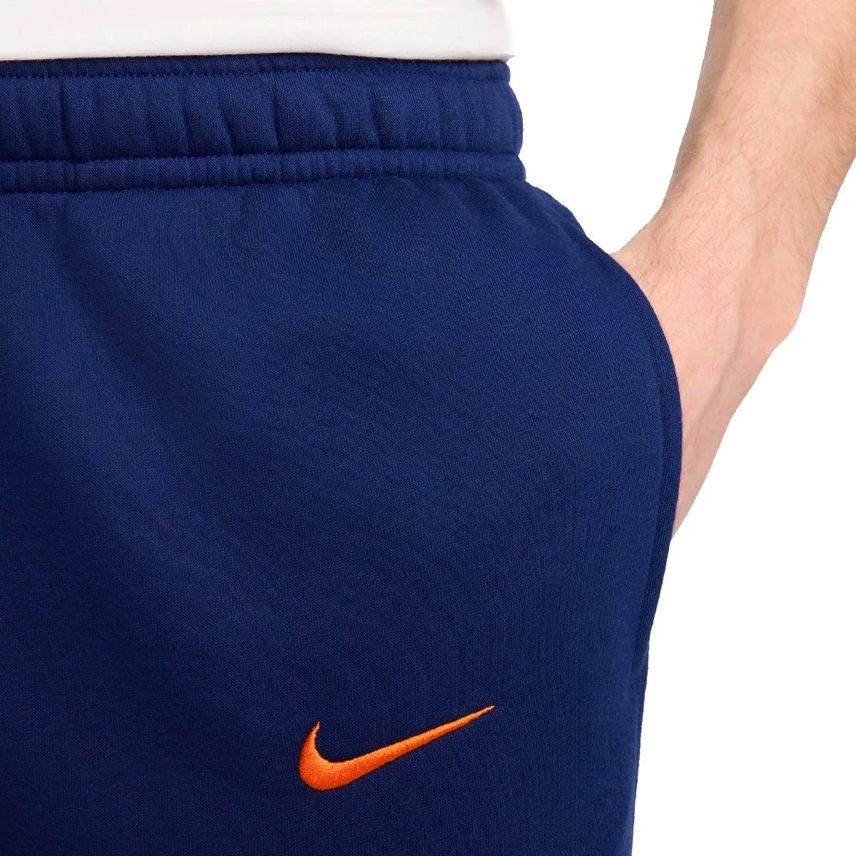 Netherlands navy blue Casual fleece presentation tracksuit 2024/25 - Nike