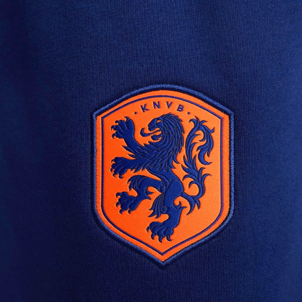 Netherlands navy blue Casual fleece presentation tracksuit 2024/25 - Nike