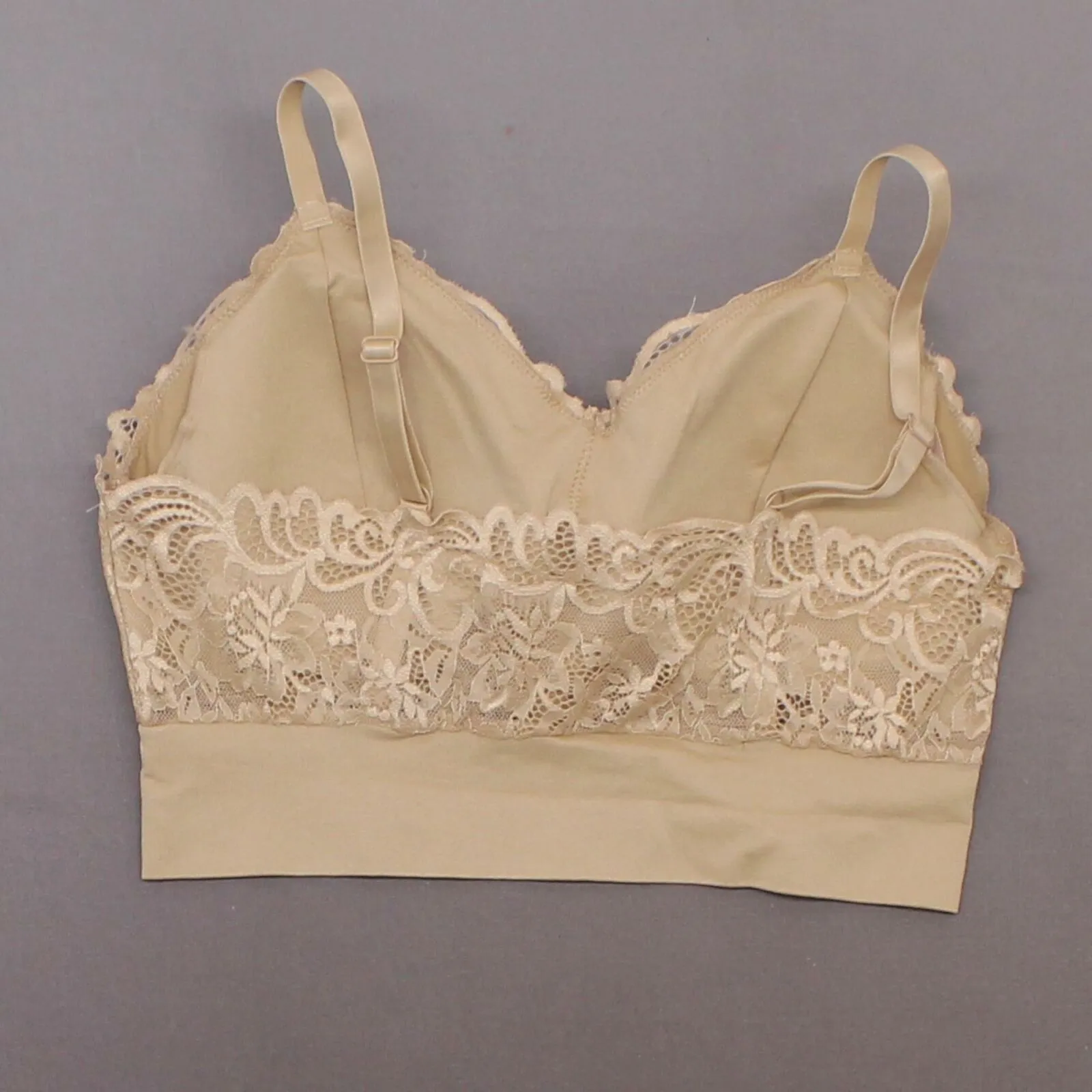 NEW Rhonda Shear Lace Leisure Bra With Removable Pads Medium XL