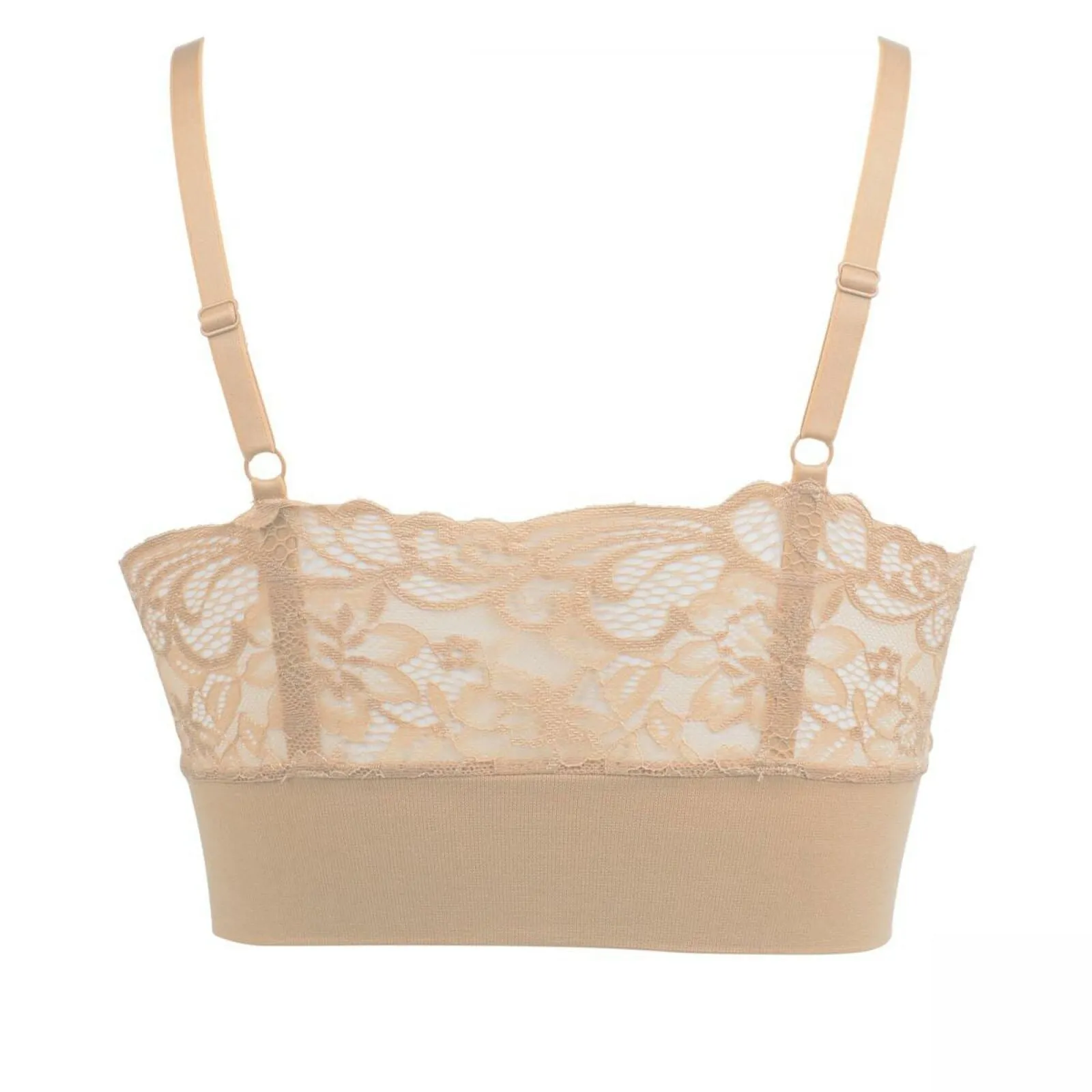 NEW Rhonda Shear Lace Leisure Bra With Removable Pads Medium XL