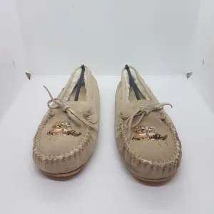 New The Brad Ford Exchange Jurgen Scholz Cutie Cat Women's Suede Moccasins Sz 8