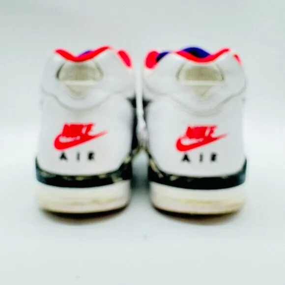 Nike Air Flight 89 Mens 10 Planet Of Hoops White Black Red Shoes CW2616-101