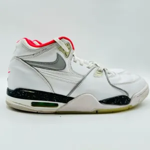 Nike Air Flight 89 Mens 10 Planet Of Hoops White Black Red Shoes CW2616-101