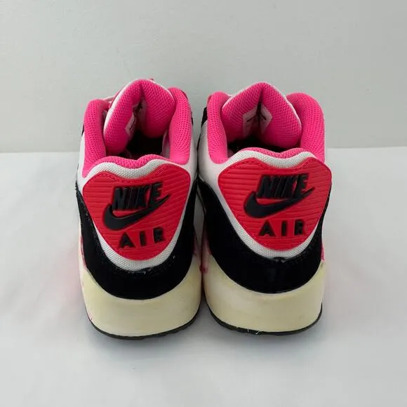 Nike Air Max 90 2007 black white and pink shoes