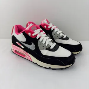 Nike Air Max 90 2007 black white and pink shoes