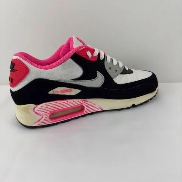 Nike Air Max 90 2007 black white and pink shoes