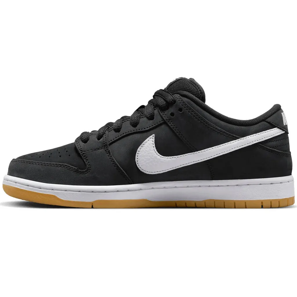 NIKE SB DUNK LOW PRO - BLACK/WHITE-BLACK-GUM LIGHT BROWN