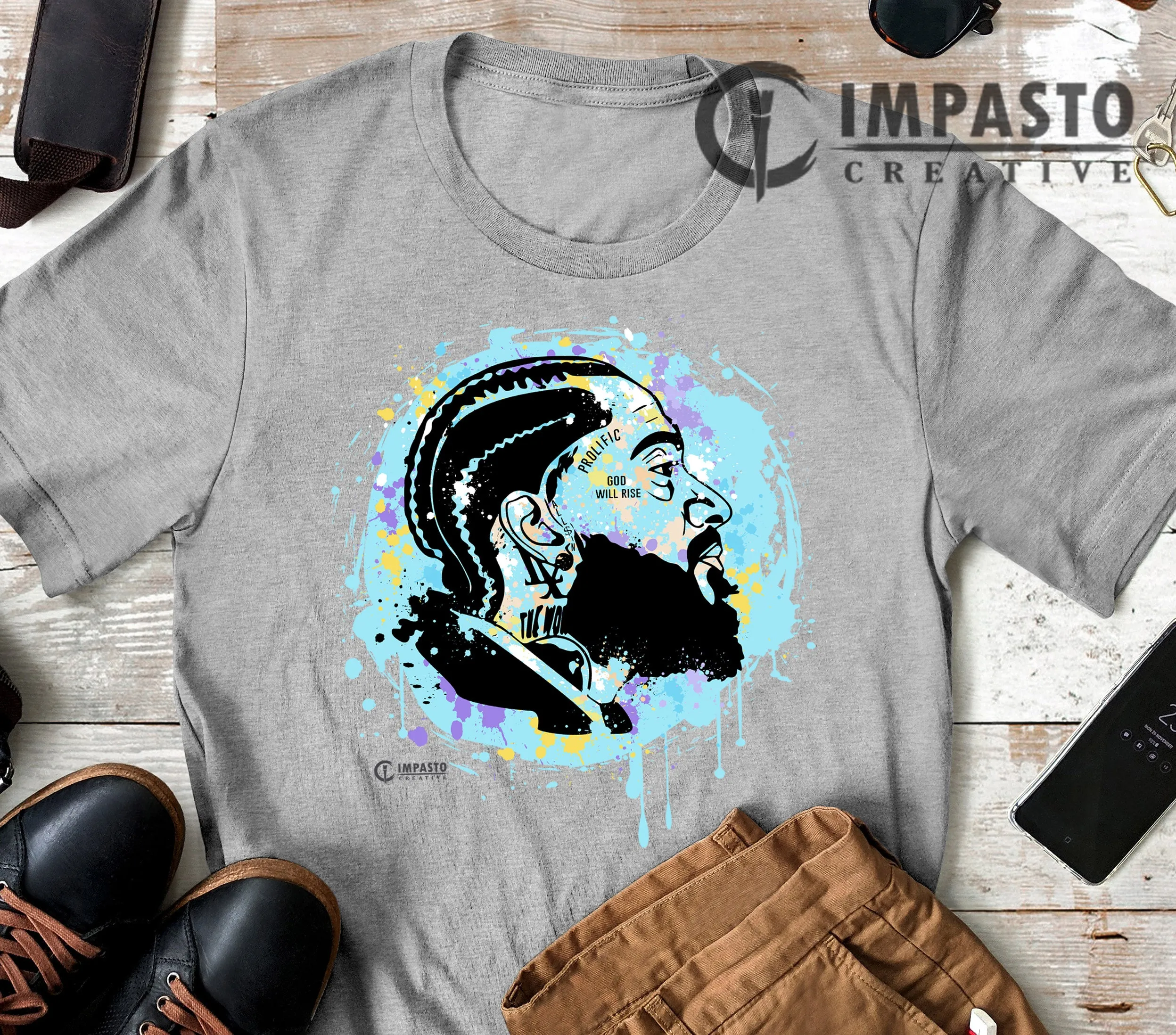 Nipsey Hussle V2 t shirt, Nipsey, Unisex T shirt