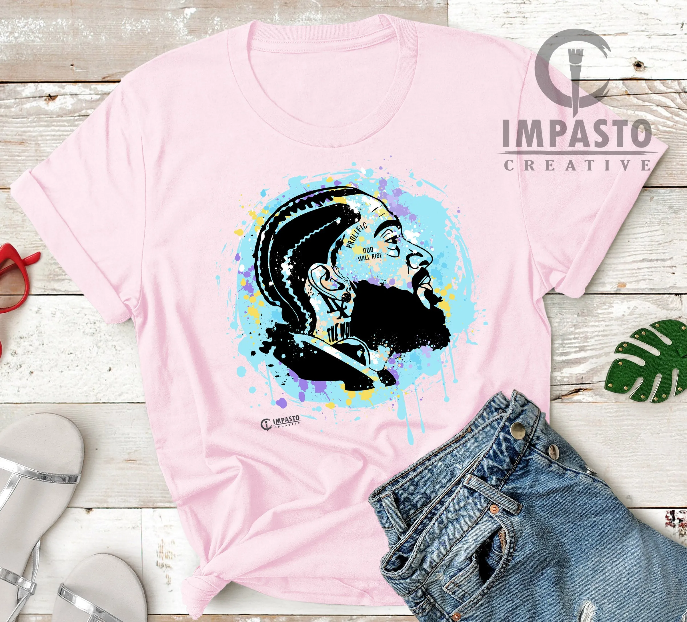 Nipsey Hussle V2 t shirt, Nipsey, Unisex T shirt