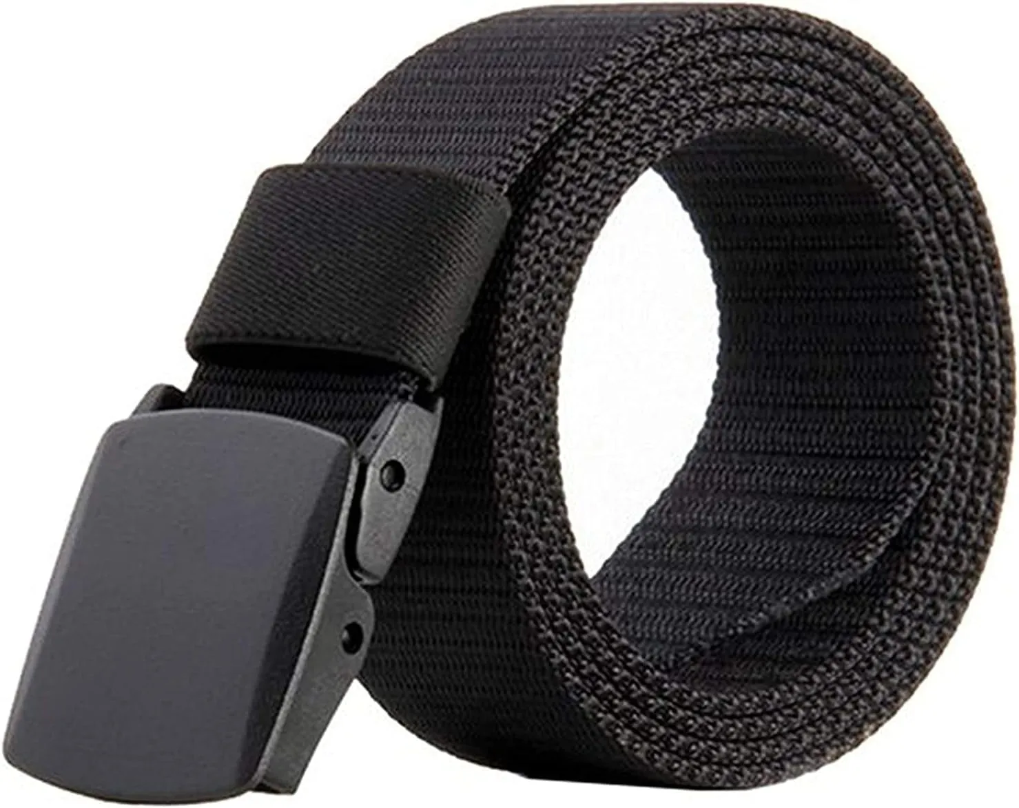 Nylon Canvas Tactical Belt for Men With Plastic Buckle