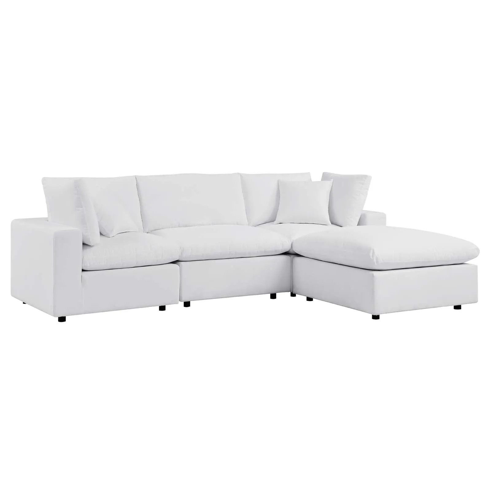 On A Cloud Sectional - Sunbrella - White