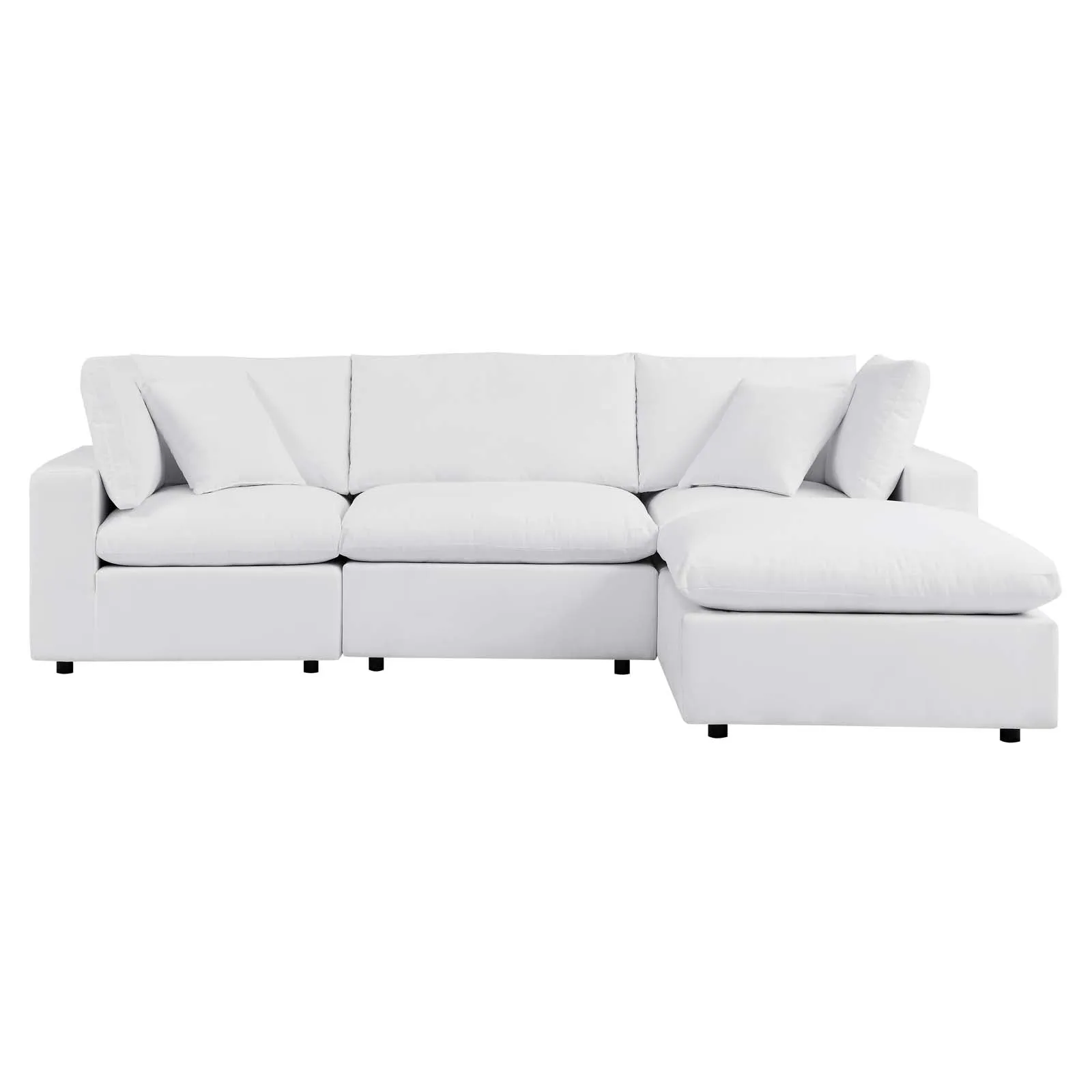 On A Cloud Sectional - Sunbrella - White