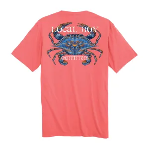 Painted Blue Crab Short Sleeve T-Shirt