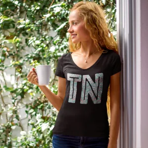 Paisley Tennessee Bella Canvas V-Neck Tee – Show Your Southern Pride