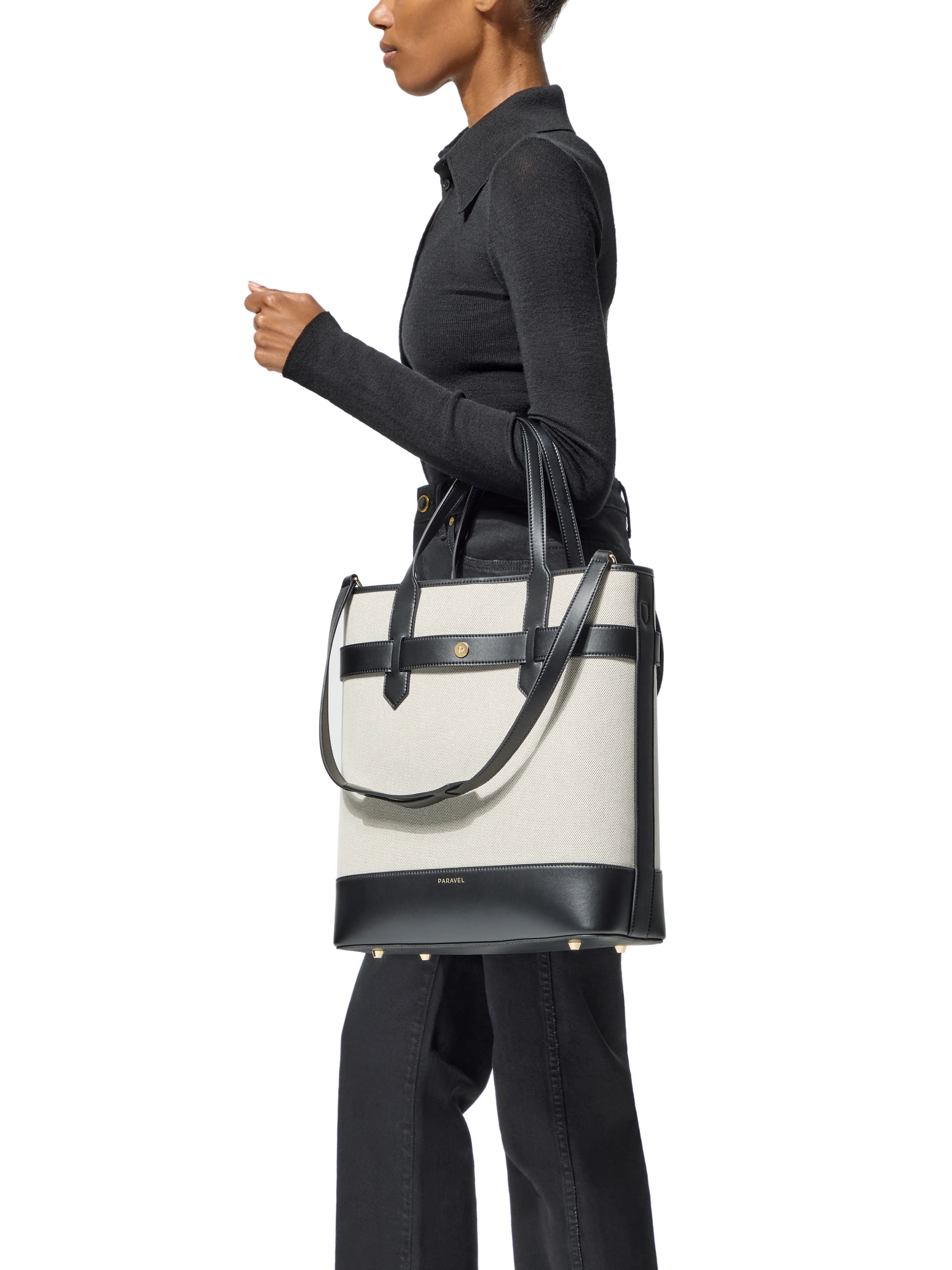 Paravel Pacific Tote - Domino Black