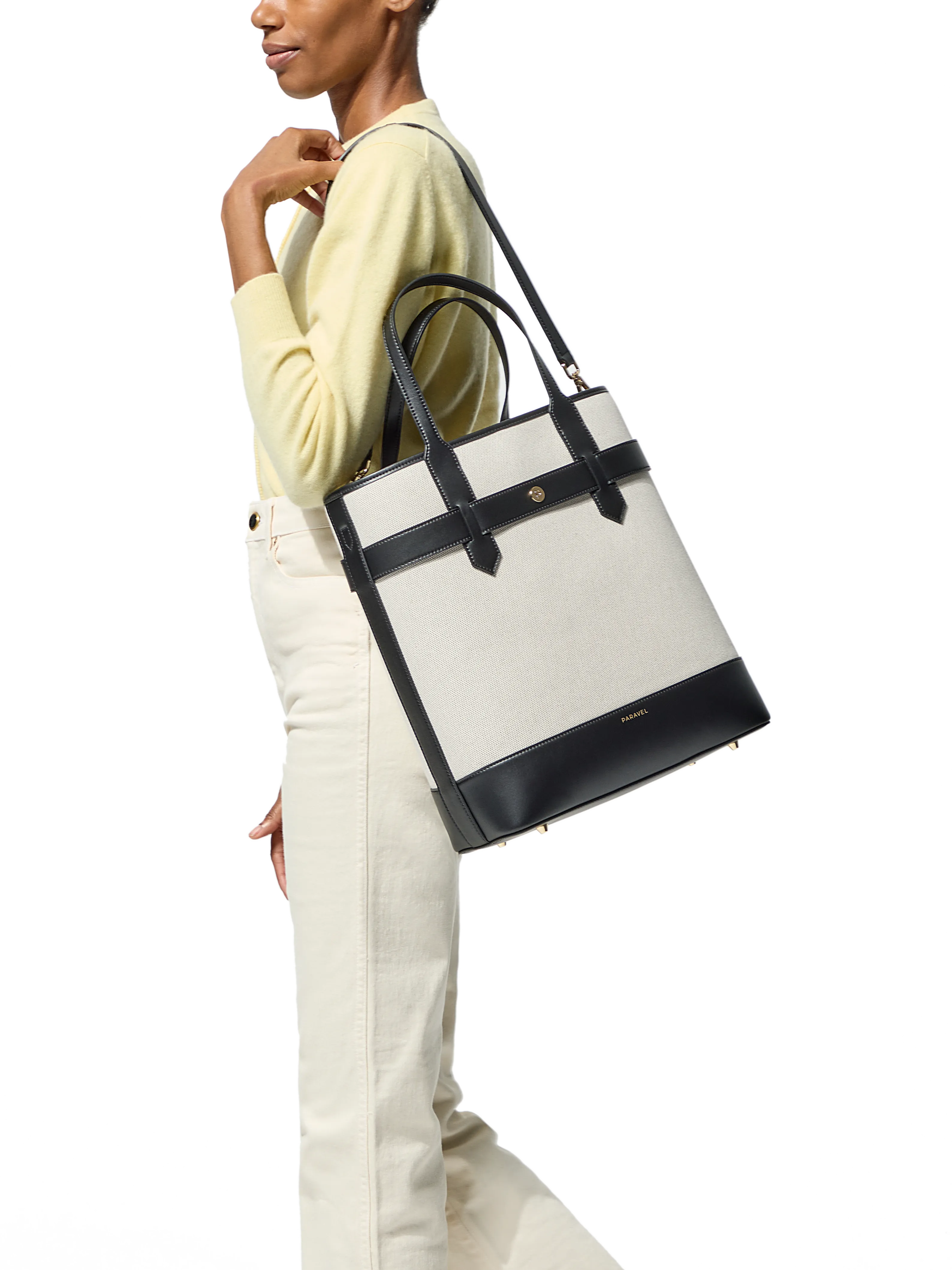 Paravel Pacific Tote - Domino Black