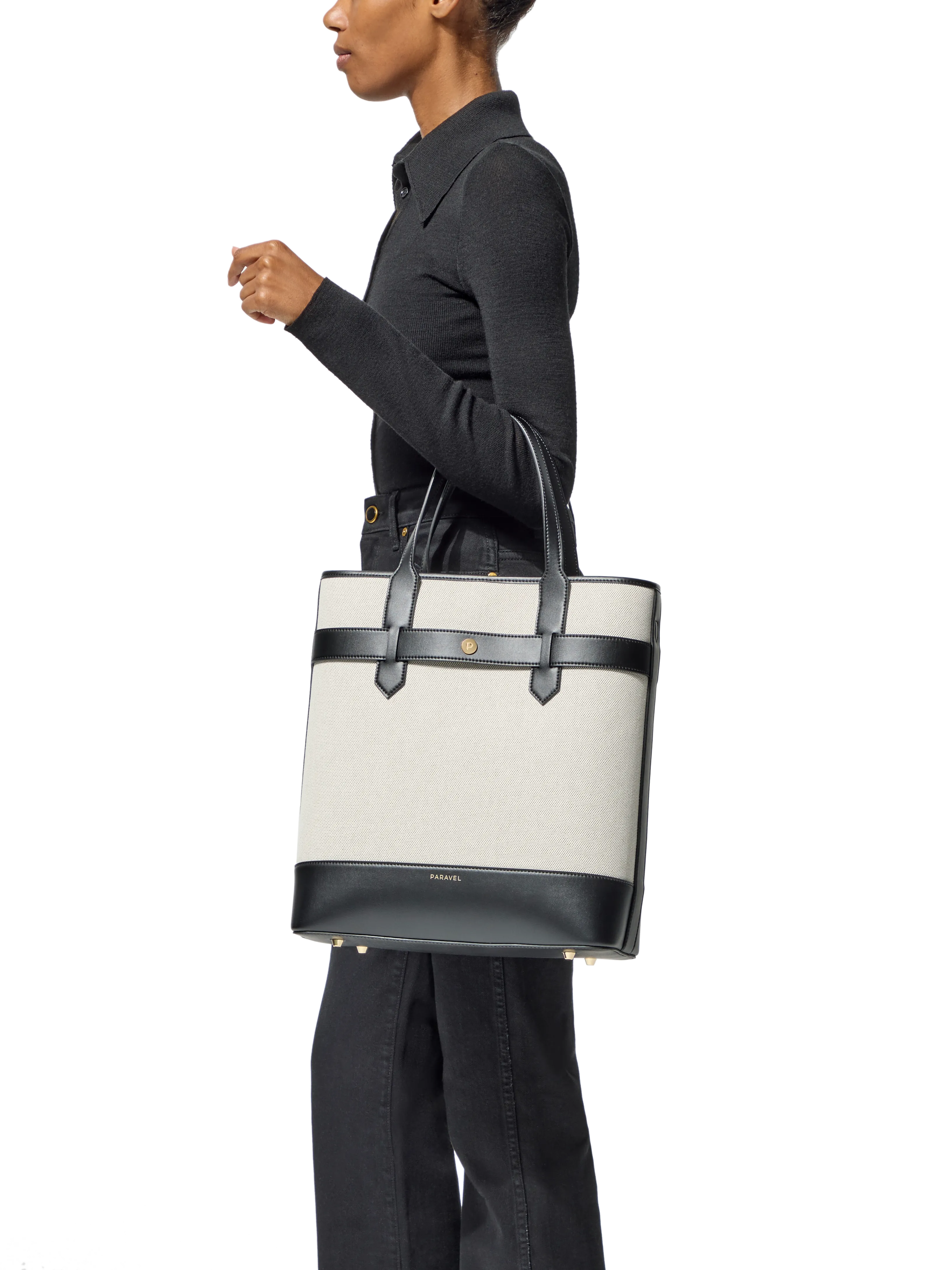 Paravel Pacific Tote - Domino Black