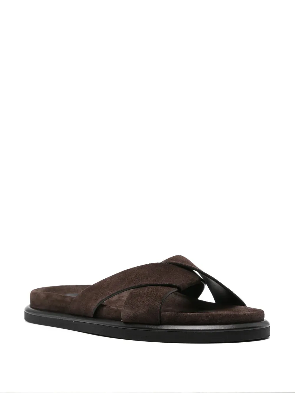 P.A.R.O.S.H. criss-cross suede slides