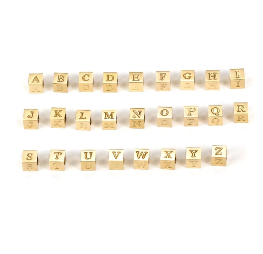 Personalized Cube Bracelet