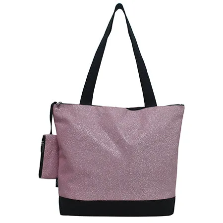 Pink Glitter NGIL Canvas Tote Bag